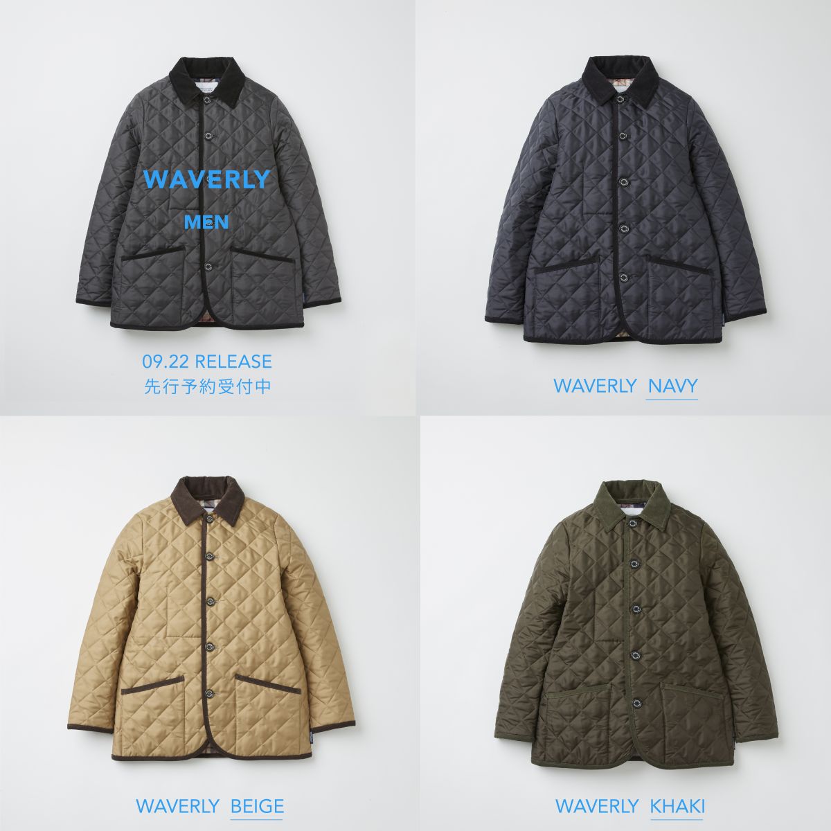 ◆マッキントッシュ：正規品◆WAVERLY◆キルティングハーフコート◆希少36◆ MACKINTOSHのファミリーブランド同士のコラボレーション第2弾